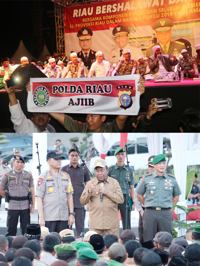 Polda Riau Gelar Zikir dan Apel Tiga Pilar